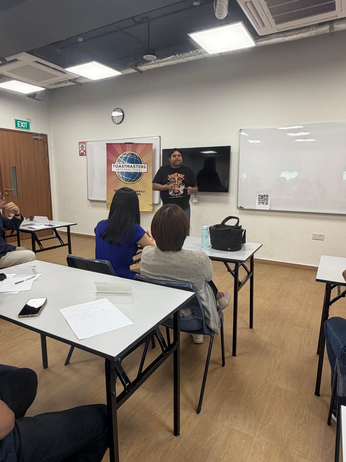 BH II Toastmasters meeting